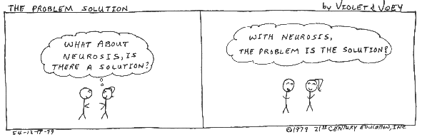 The Problem Solution, Cartoon Copyright 2002 by Bobby Matherne