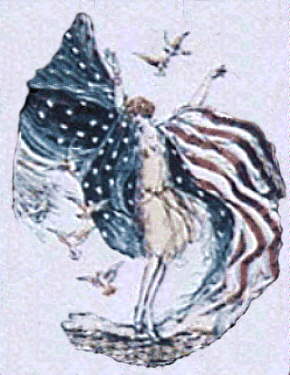 Freedom Girl Adapted by Author from Painting by Louis Icart
