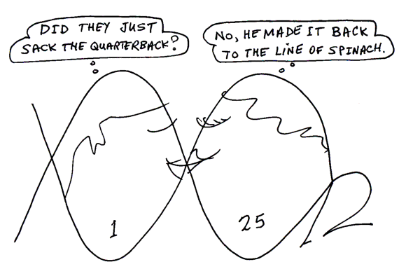 Line of Spinach, Cartoon Copyright 2012 by Bobby Matherne