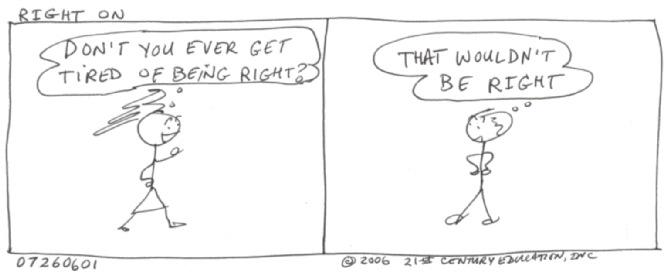 Right On, Cartoon Copyright 2006 by Bobby Matherne