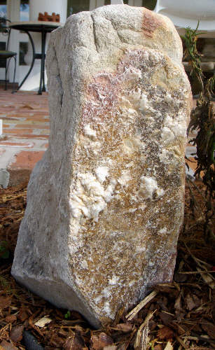 Prehistoric Upright Stone at Timberlane, Stone pulled from the grasp of the Earth by, Stood up by, Photo by & Copyright 2011 by Bobby Matherne